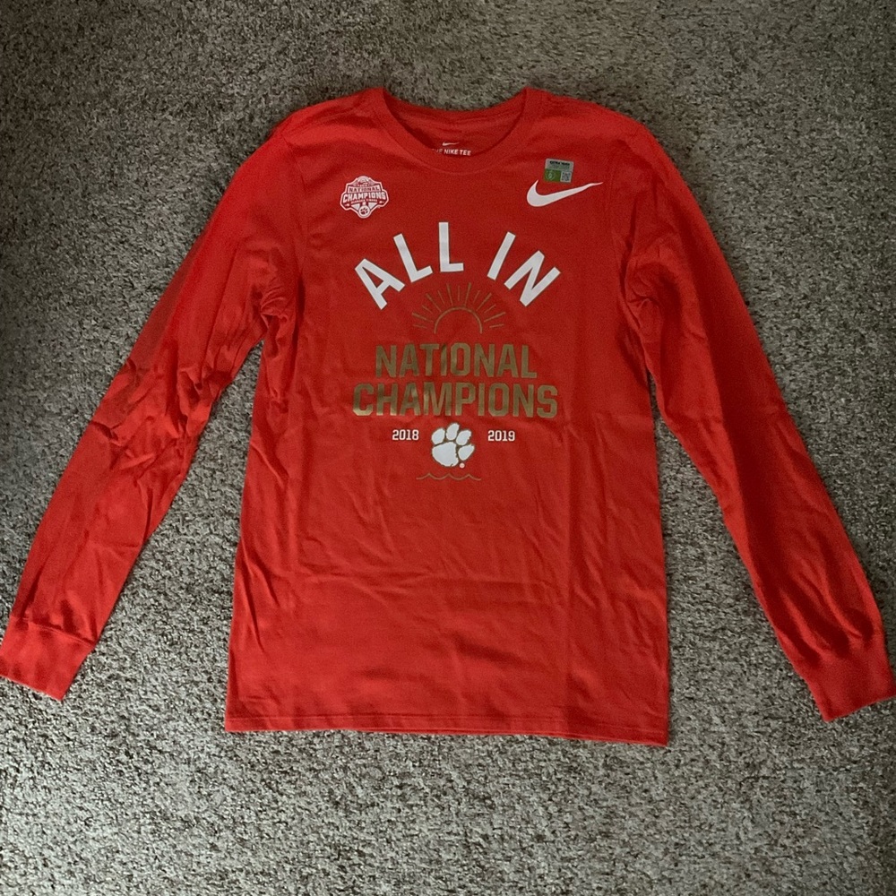 Nike Clemson Tigers National Champions long sleeve shirt